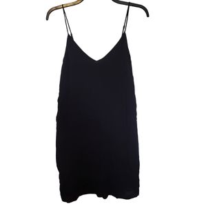 Bershka Black Slip Dress Size Small